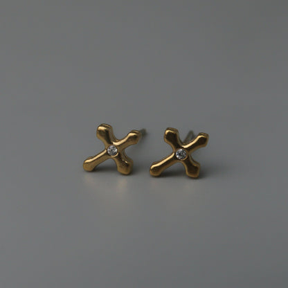 6mm Mini Shapes Stud Earrings Collections Women's