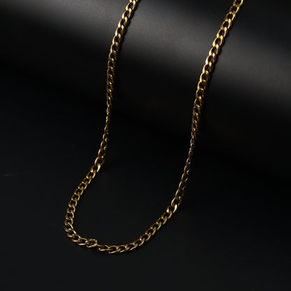 Men Jewelry RAVION Gld/Silver Buckle Chain Necklace For Men's