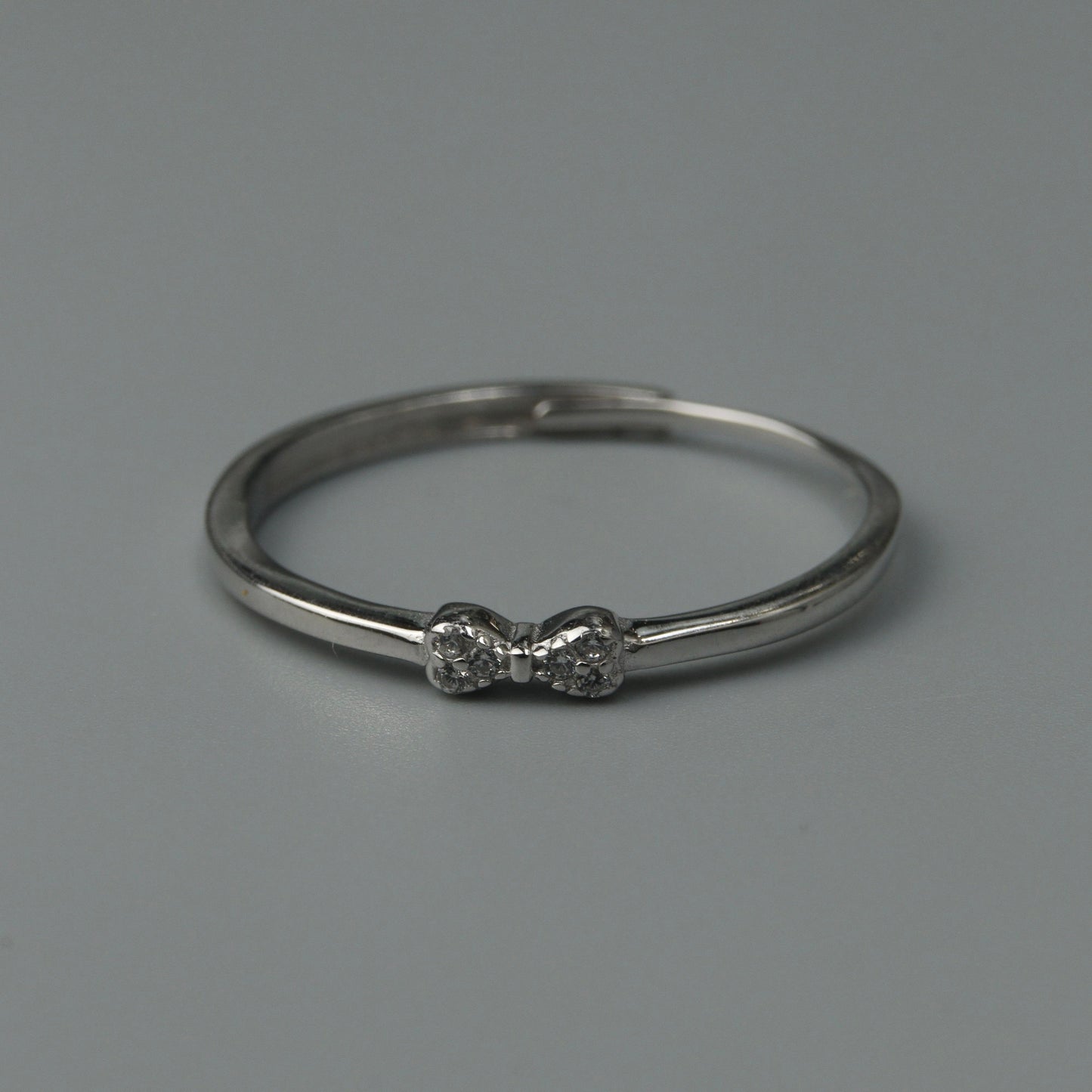 S925 Silver Versatile Shapes Embedded Adjustable Ring Women's