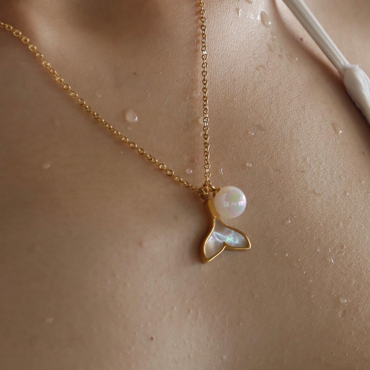SOLEIL Synthetic Pearl Necklace