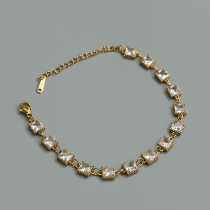 SQA-YVO Stone Chain Bracelet Fashion Fashion Accessories