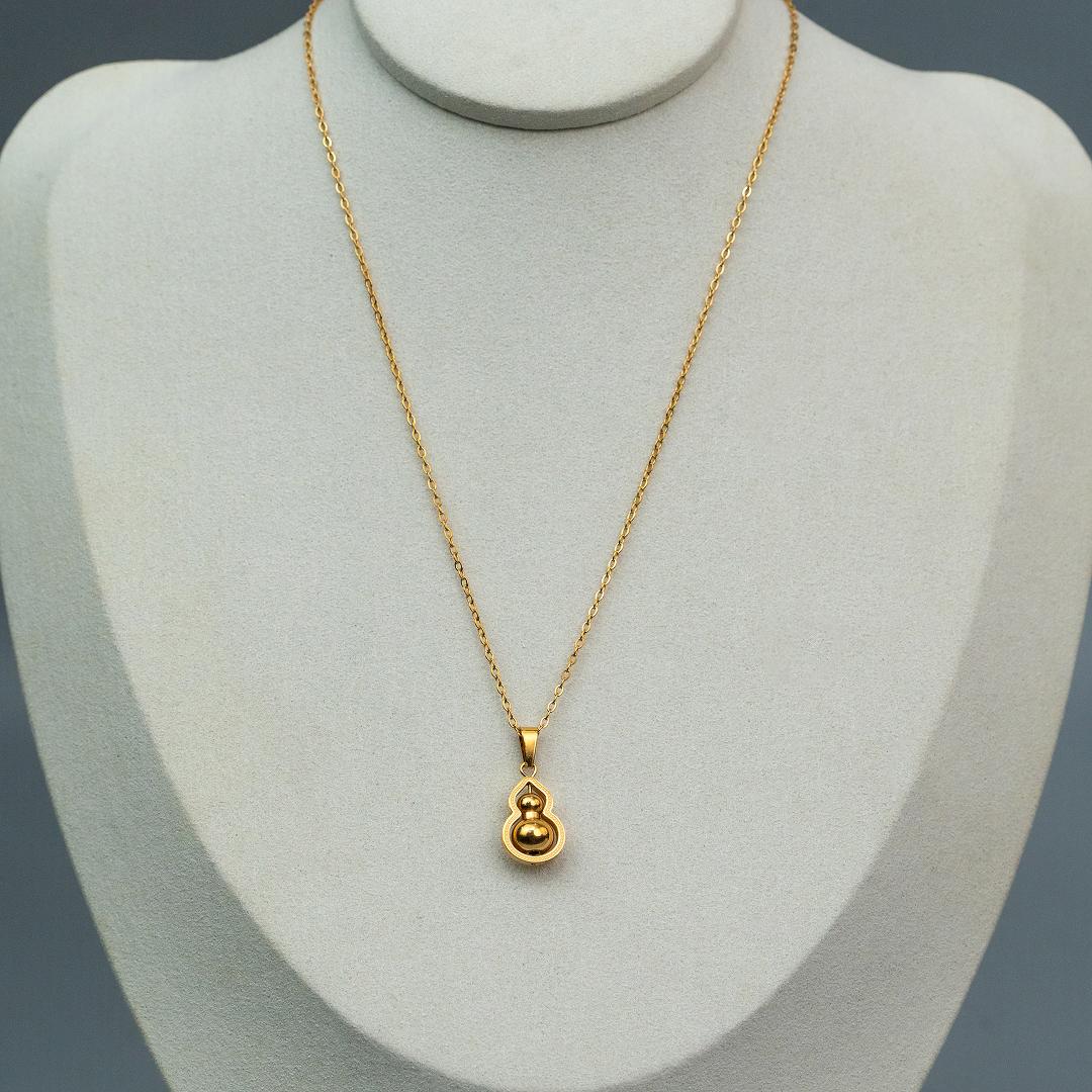 BEANE Gourd Pendant Chain Necklace