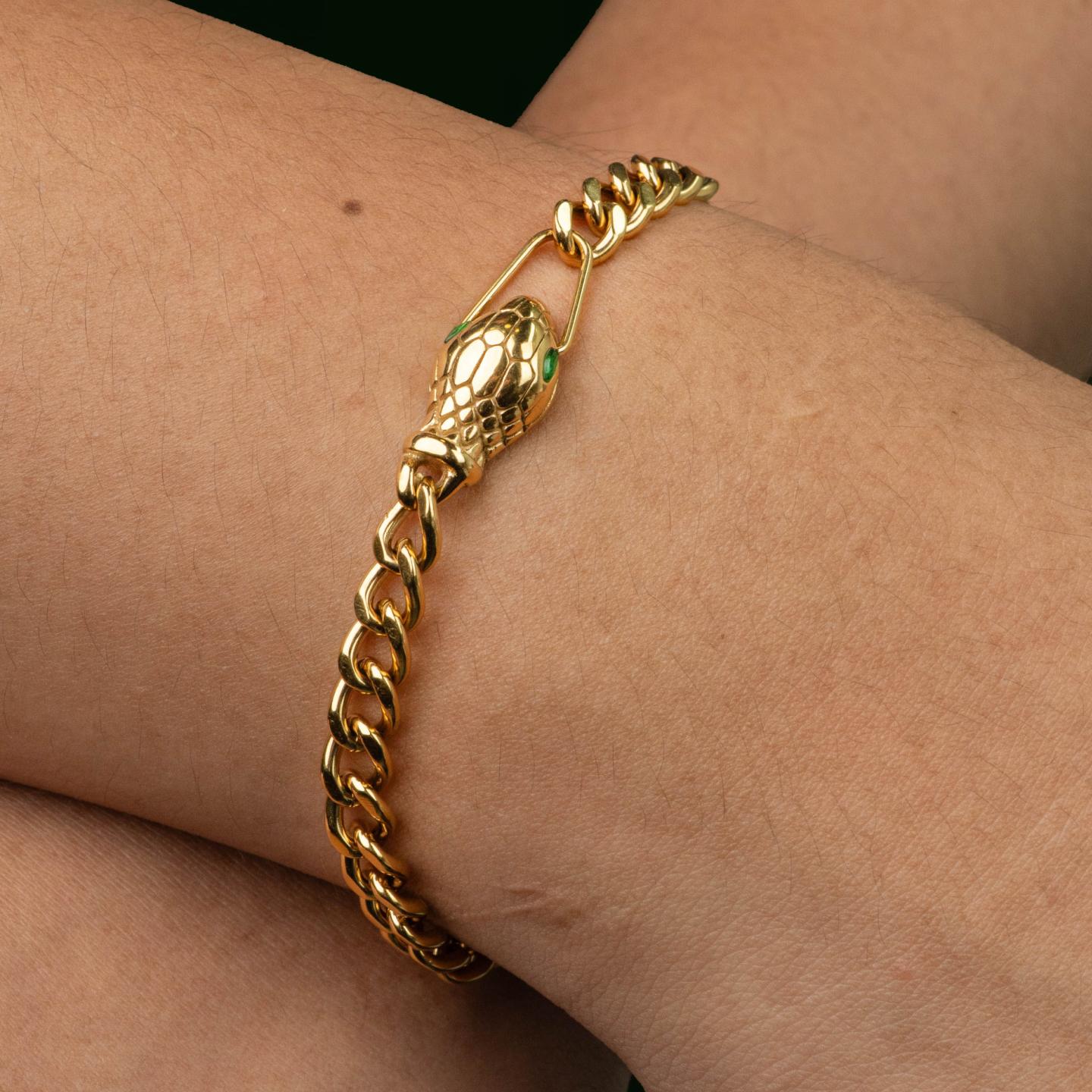 SLI Snake Head Chain Bracelet Fashion Accessories