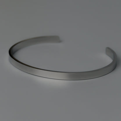 Men Jewelry OLIVER Black/Silver/Gld Plain Open Bangle Fashion For Men's