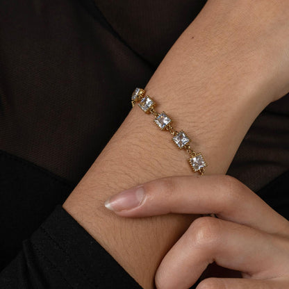 SQA-YVO Stone Chain Bracelet Fashion Fashion Accessories