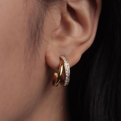 MIDNIGHT Crystal Hook Earrings