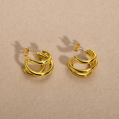 AMELIE Open Hoop Earrings