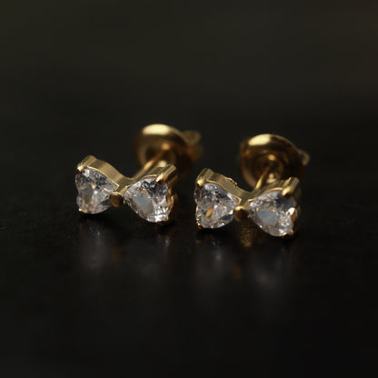 Mini Shiny Stud Earrings Collections Women's