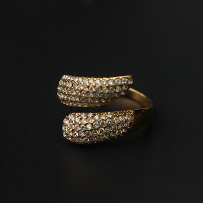 HB Jewelry KAILA Embedded Wrap Adjustable Ring for Women