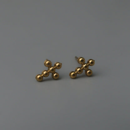 6mm Mini Shapes Stud Earrings Collections Women's
