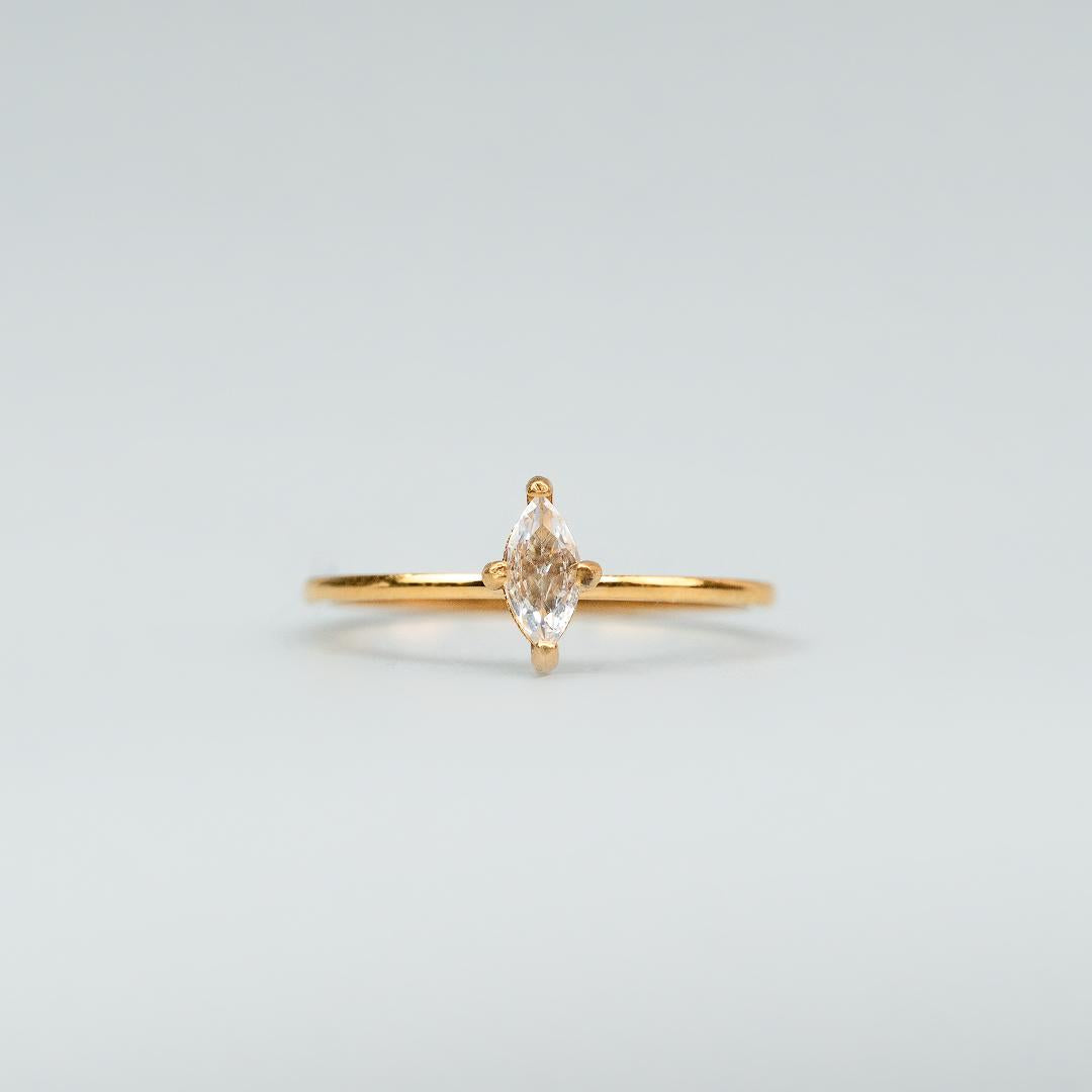 LIZ Diamond Shaped Thin Ring for Women
