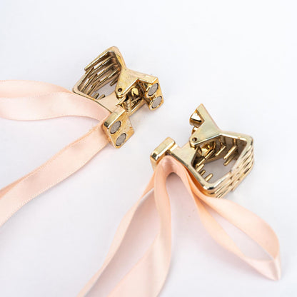Hair Clamp Claw BLOOM Collection for Women – Gold Chain Design Hair Clamp Clip