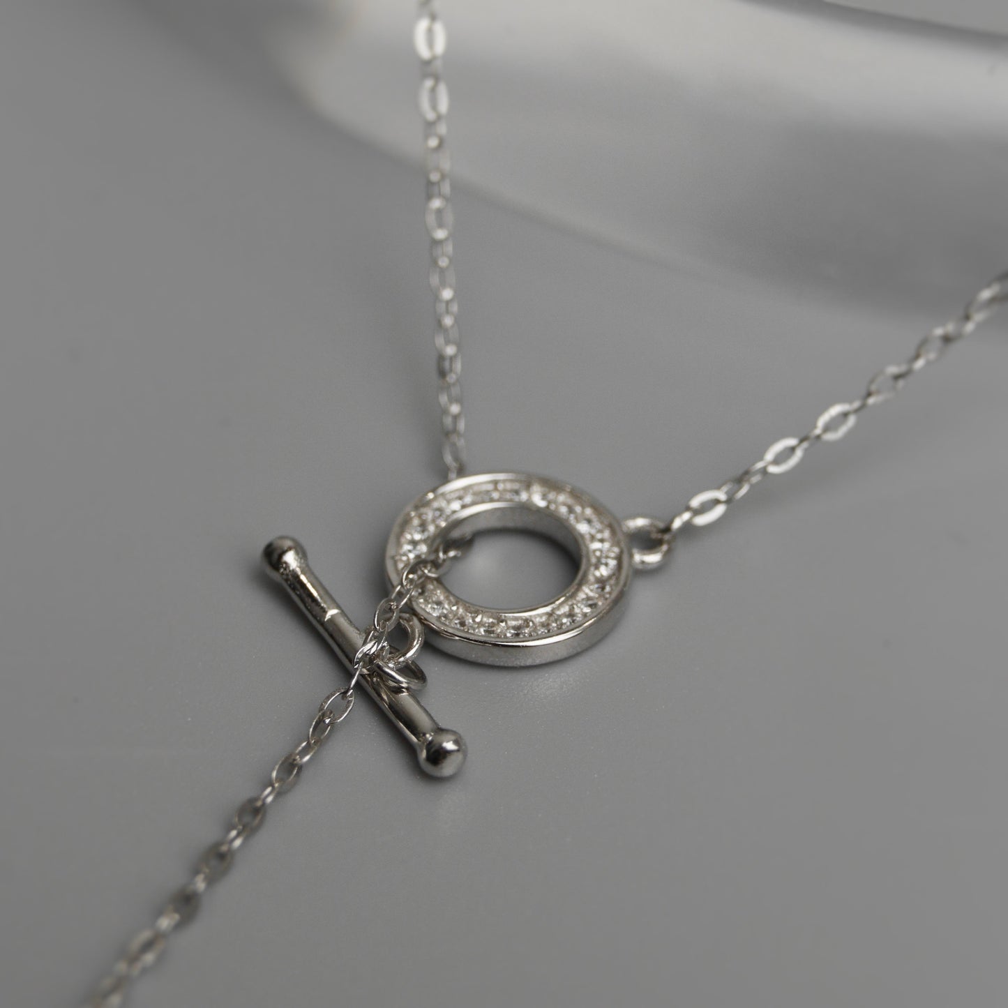 MYSTARA S925 Silver Tangled Love Pendant Chain Necklace for Women