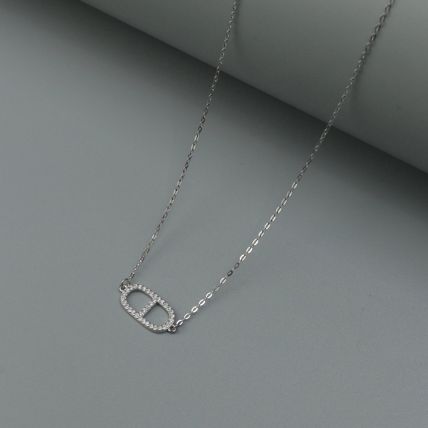 S925 Silvers Versatile Shapes Pendant Chain Necklace for Women