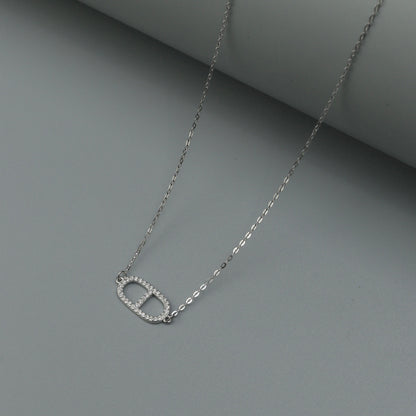 S925 Silvers Versatile Shapes Pendant Chain Necklace for Women