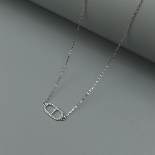 S925 Silvers Versatile Shapes Pendant Chain Necklace for Women