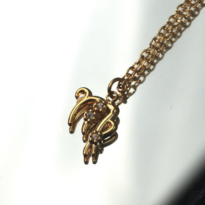 ZODIAC SIGN Unisex Pendant Chain Necklace