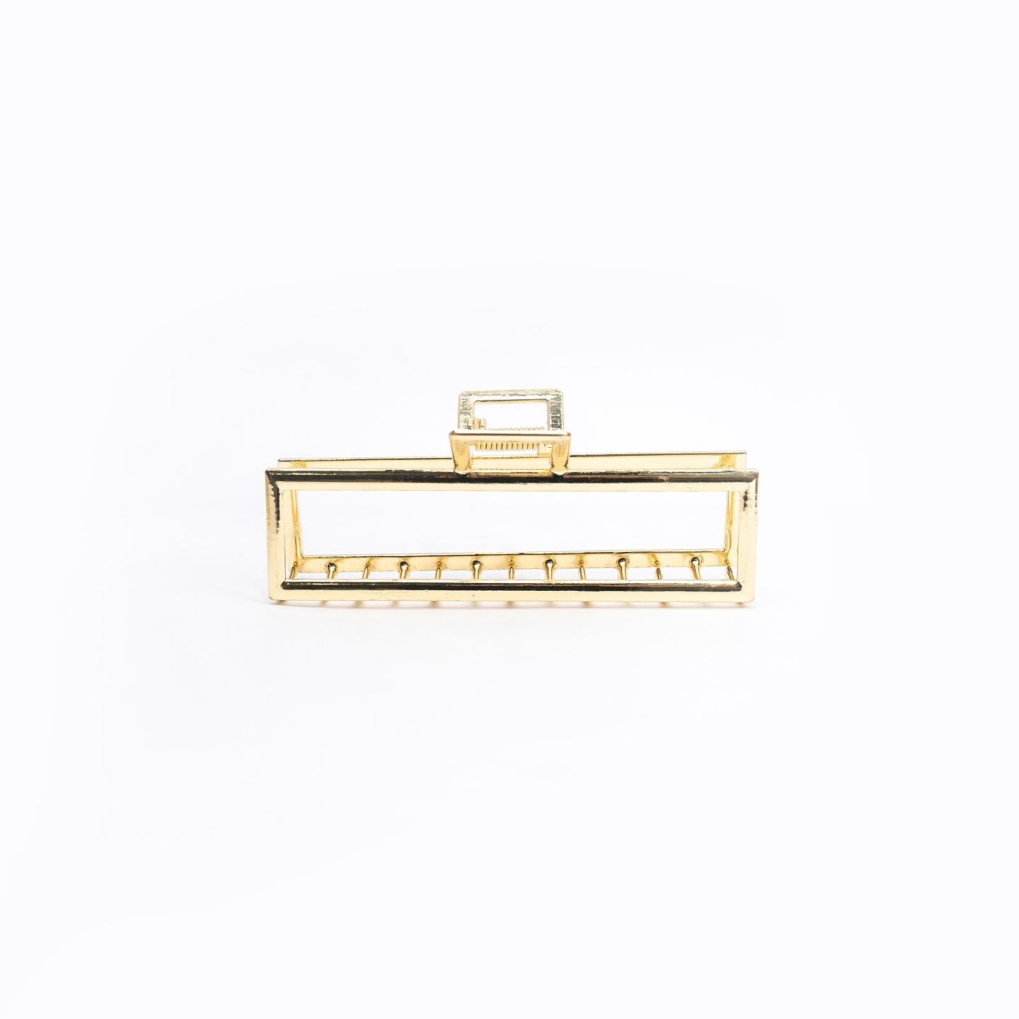 Hair Clamp Claw BLOOM Collection for Women – Gold Chain Design Hair Clamp Clip