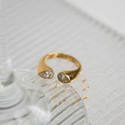 TAVI Open Edge A Tear Drop Shape Rings