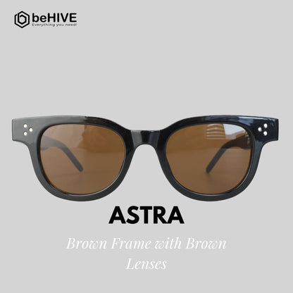 HB Sunglasses ASTRA Anti Radiation Eyewear Sun-Protection Geometric Unisex