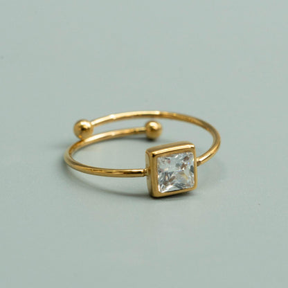 BRILLIANCE STONE Adjustable Rings for Women