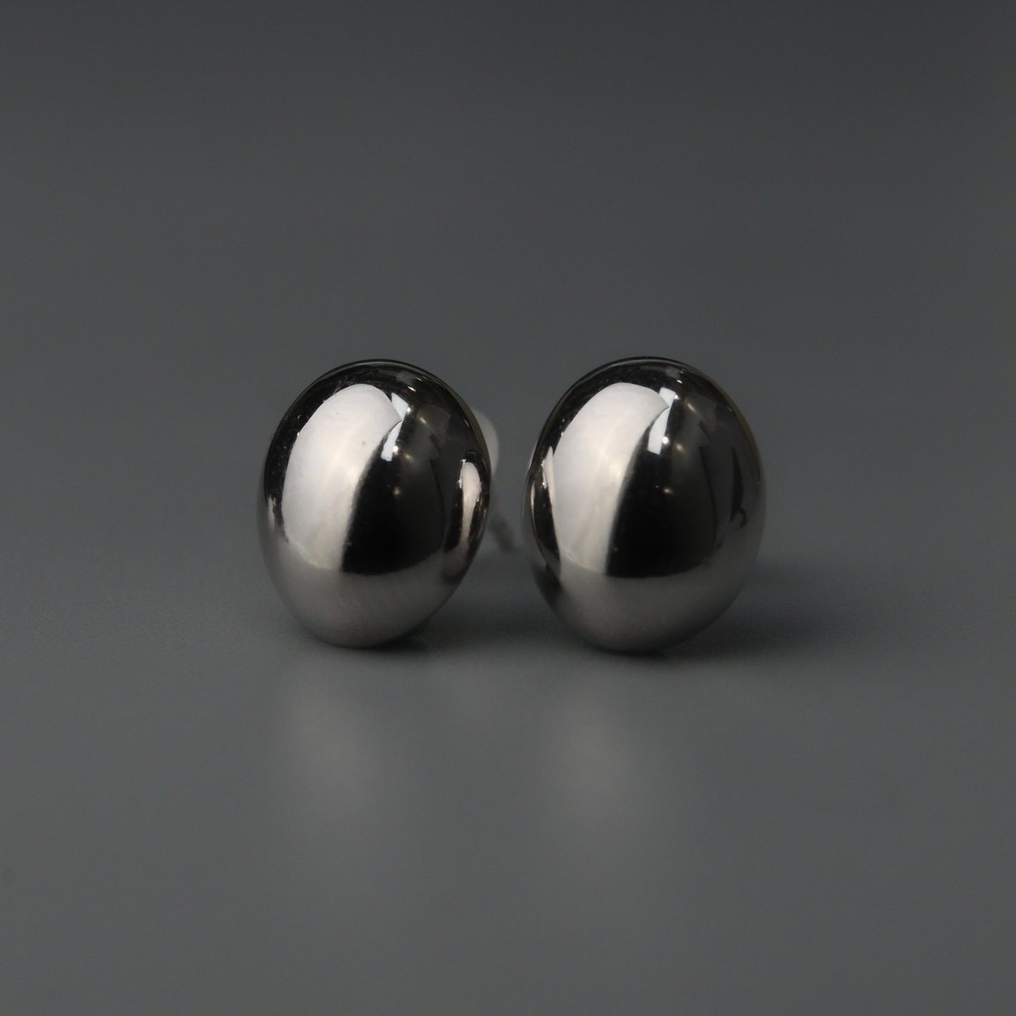 LIEN S925 Silver Mini Scoop Stud Earrings