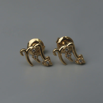 ZODIAC SIGN  Stud Earrings for Women
