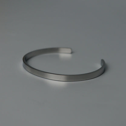 Men Jewelry OLIVER Black/Silver/Gld Plain Open Bangle Fashion For Men's