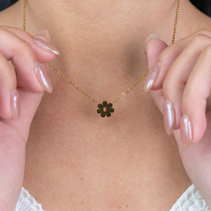 FLOREA Flower Pendant Chain Necklace