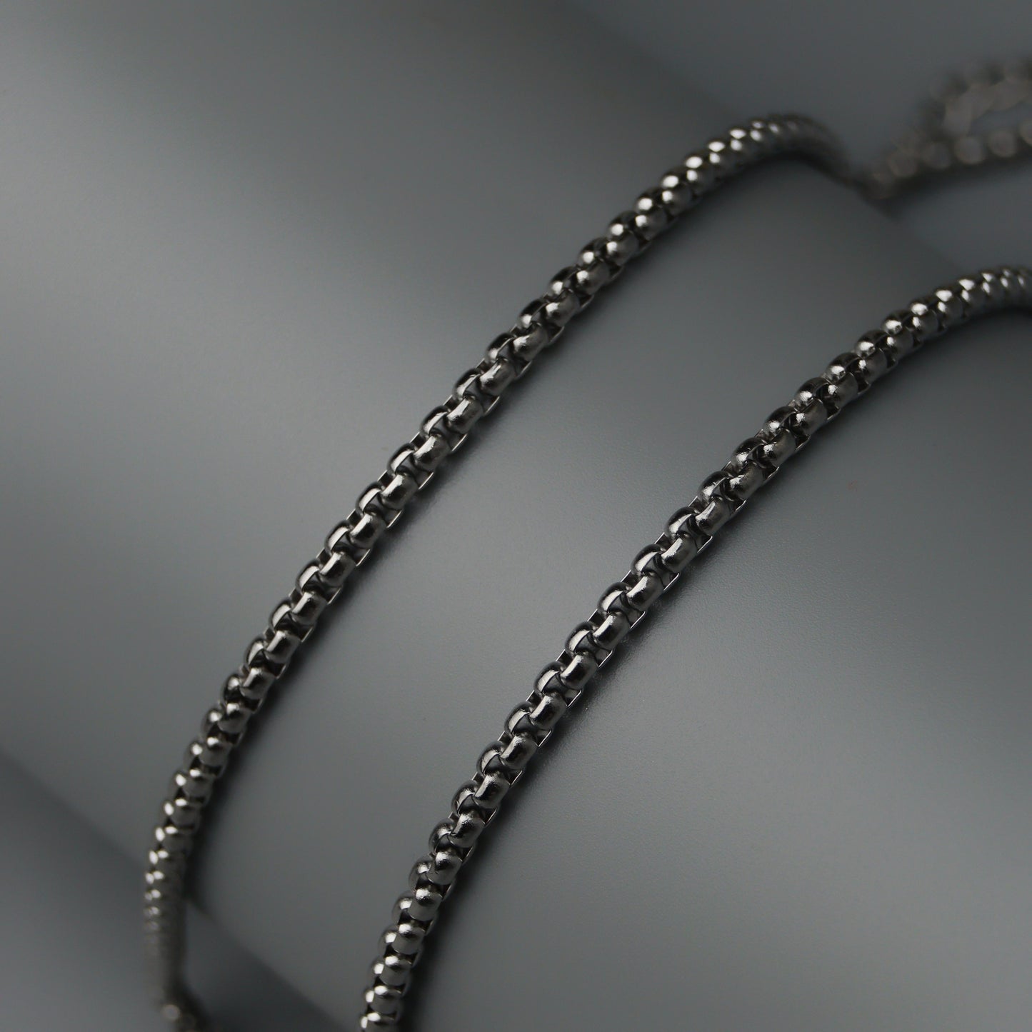 Men Jewelry KAIRO Silver Box Chain Necklace Fashion For Men's