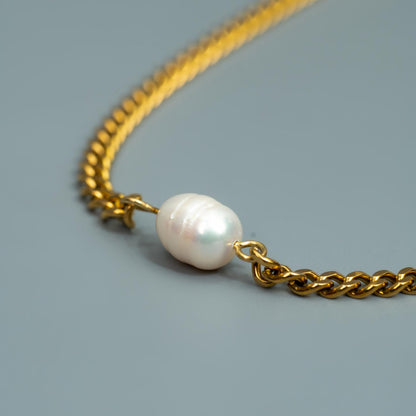HELMI Fresh Water Pearl Choker Necklace For Women's