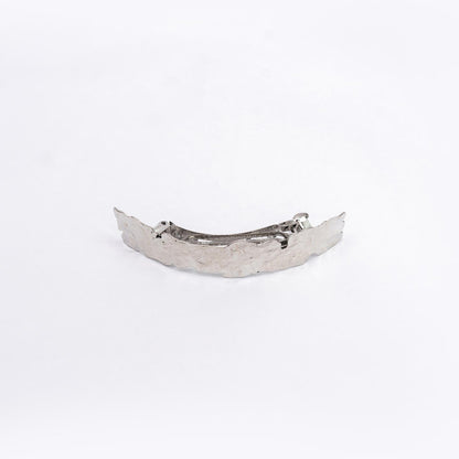 Hair Clip POLAIRE Silver/Gold Hammered Style Barette for Women –