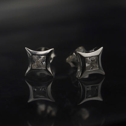 TALA S925 Silver Mini Star Stud Earrings Women's