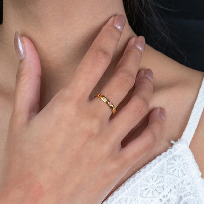 COL Colorful Star Embedded Ring for Women
