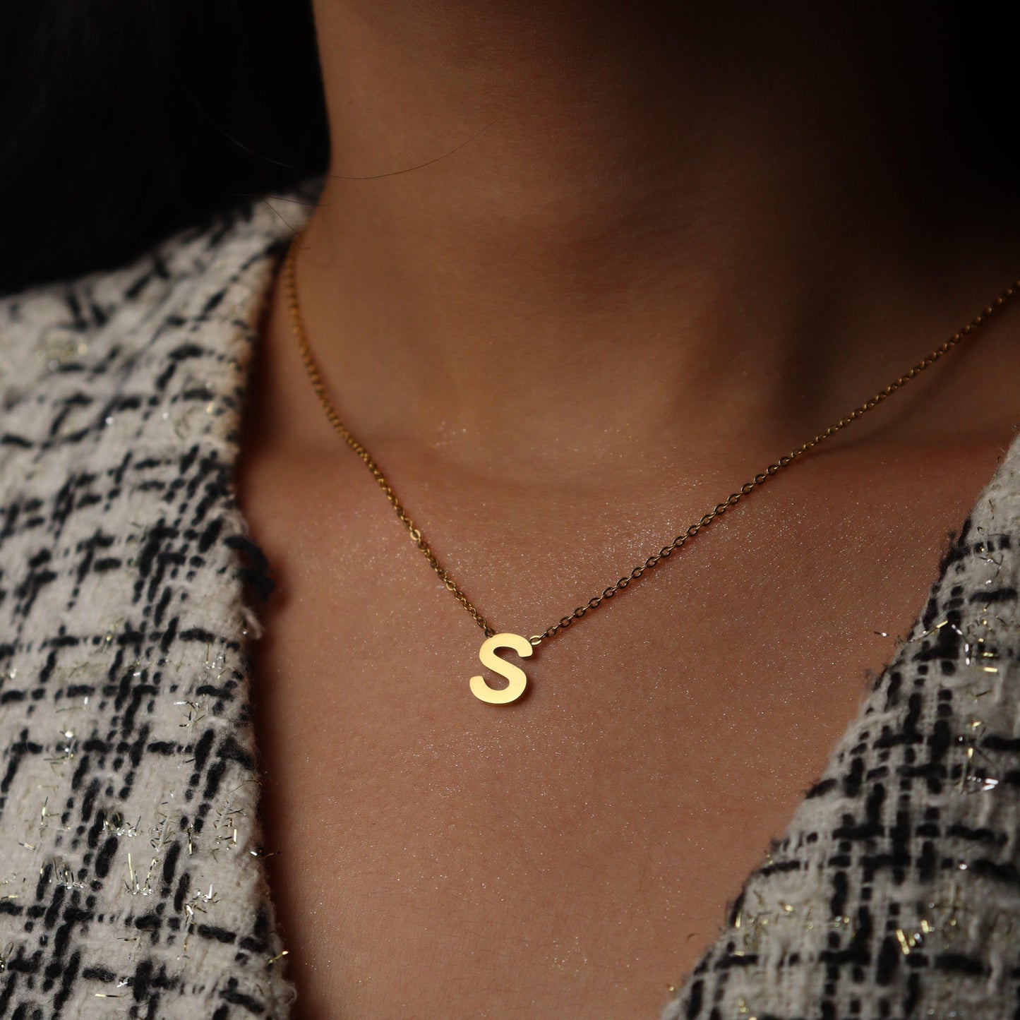 LETTER S Pendant Necklaces