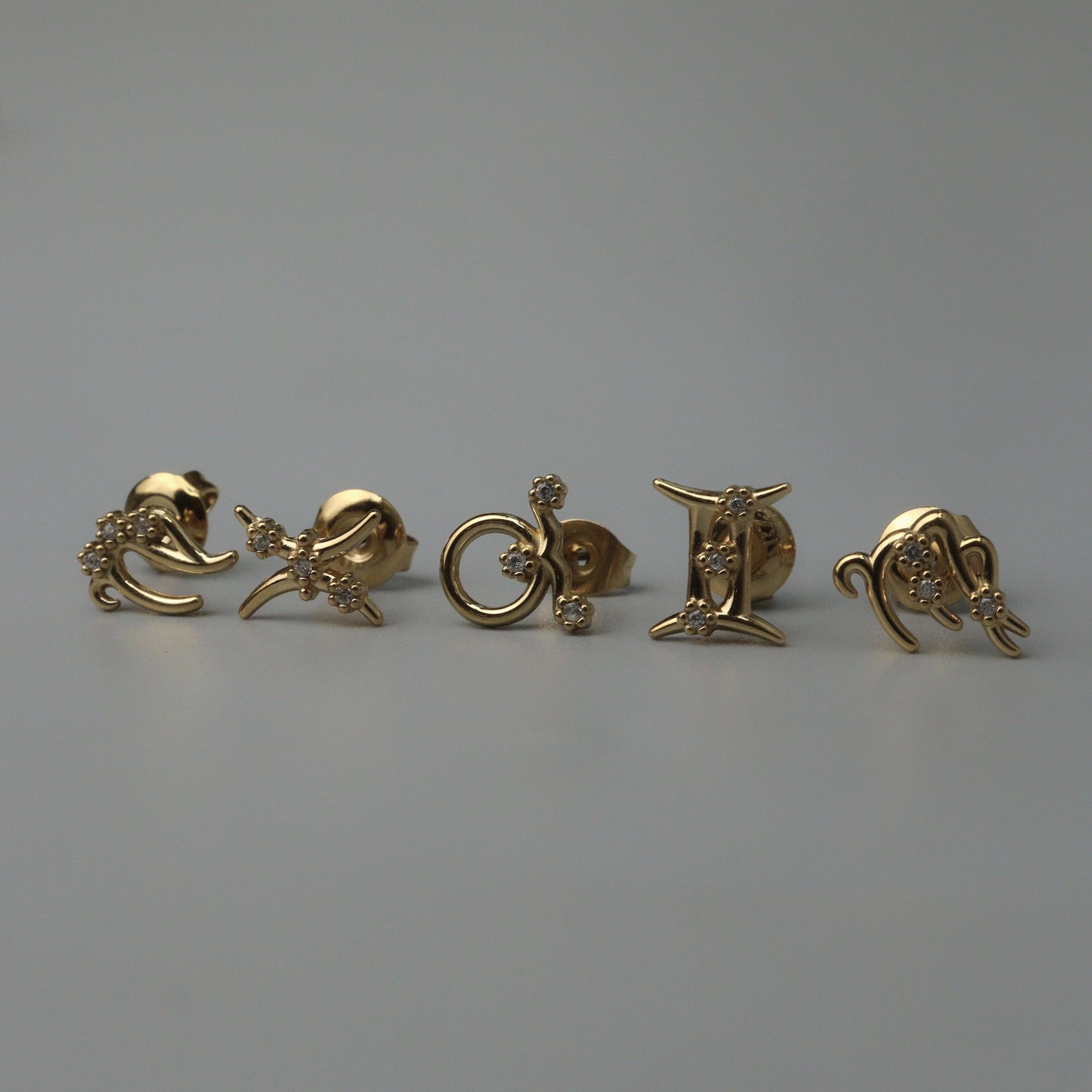 ZODIAC SIGN  Stud Earrings for Women