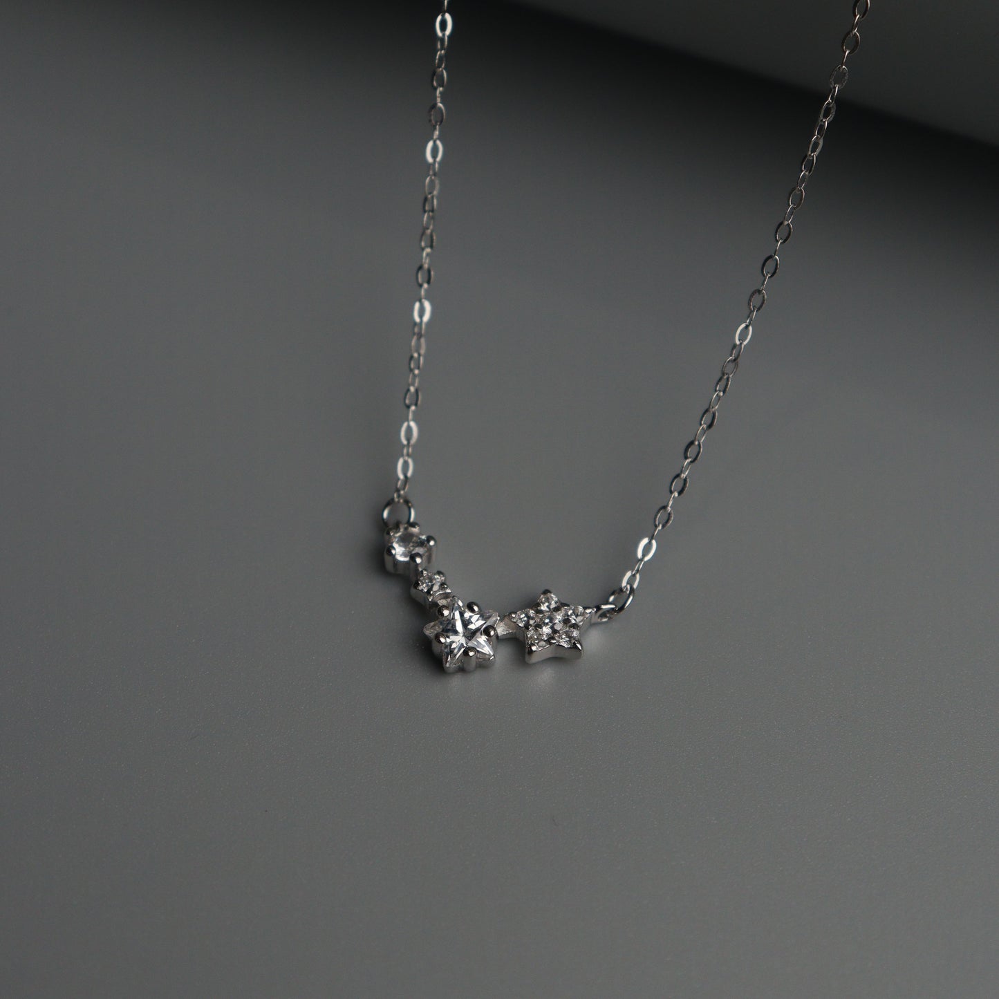 SYENA S925 Silver Mini Stars Necklace