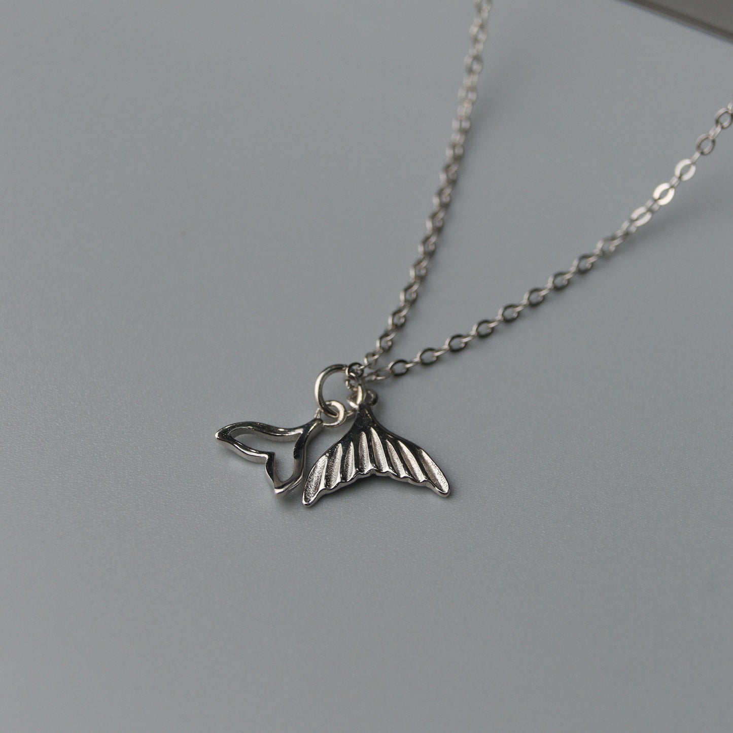 SALEM S925 Silver Mermaid Tail