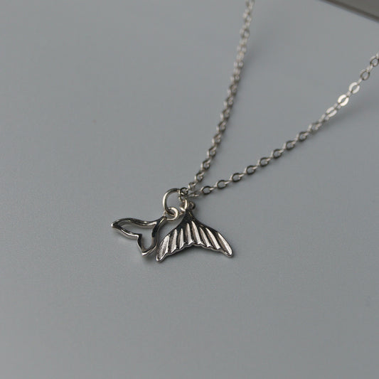 SALEM S925 Silver Mermaid Tail