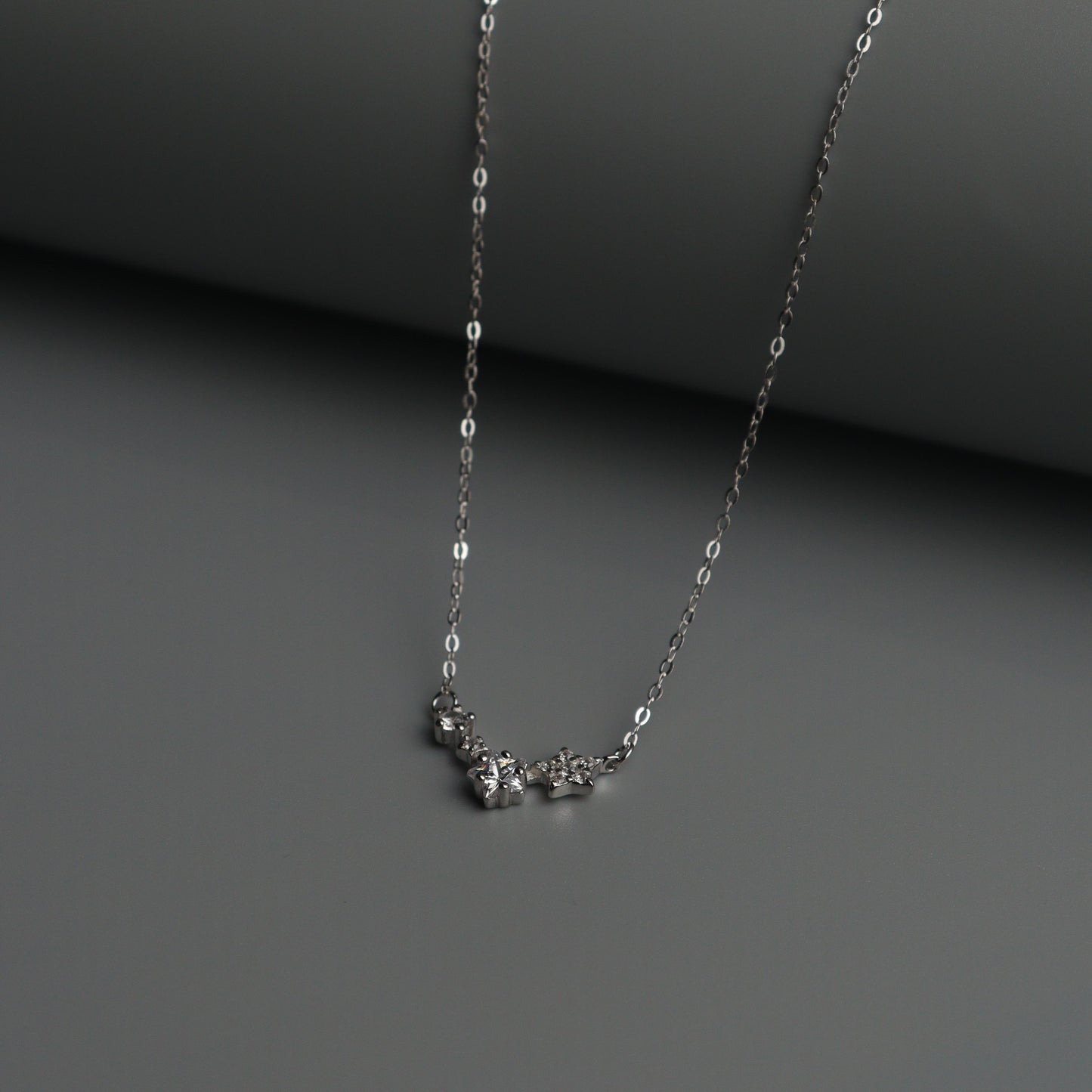 SYENA S925 Silver Mini Stars Necklace