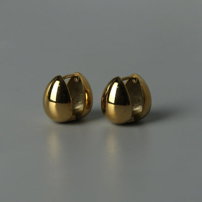 Shapes 15mm Huggies Clip Earrings for Women's