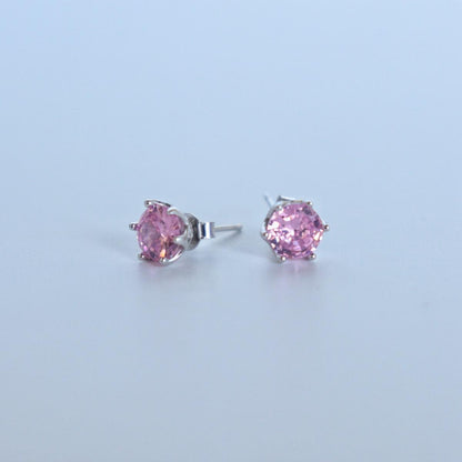 CRYS Zircon Stud Earrings Jewelry Women Fashion Accessories