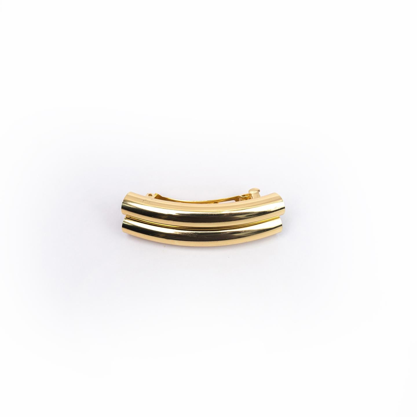 Hair Clip BLOOM Collection for Women – Gold Tone Stylish Barette Hair Accessories