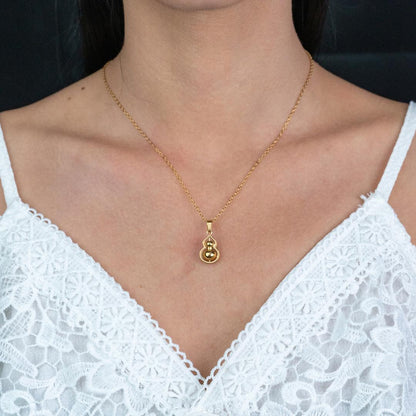 BEANE Gourd Pendant Chain Necklace
