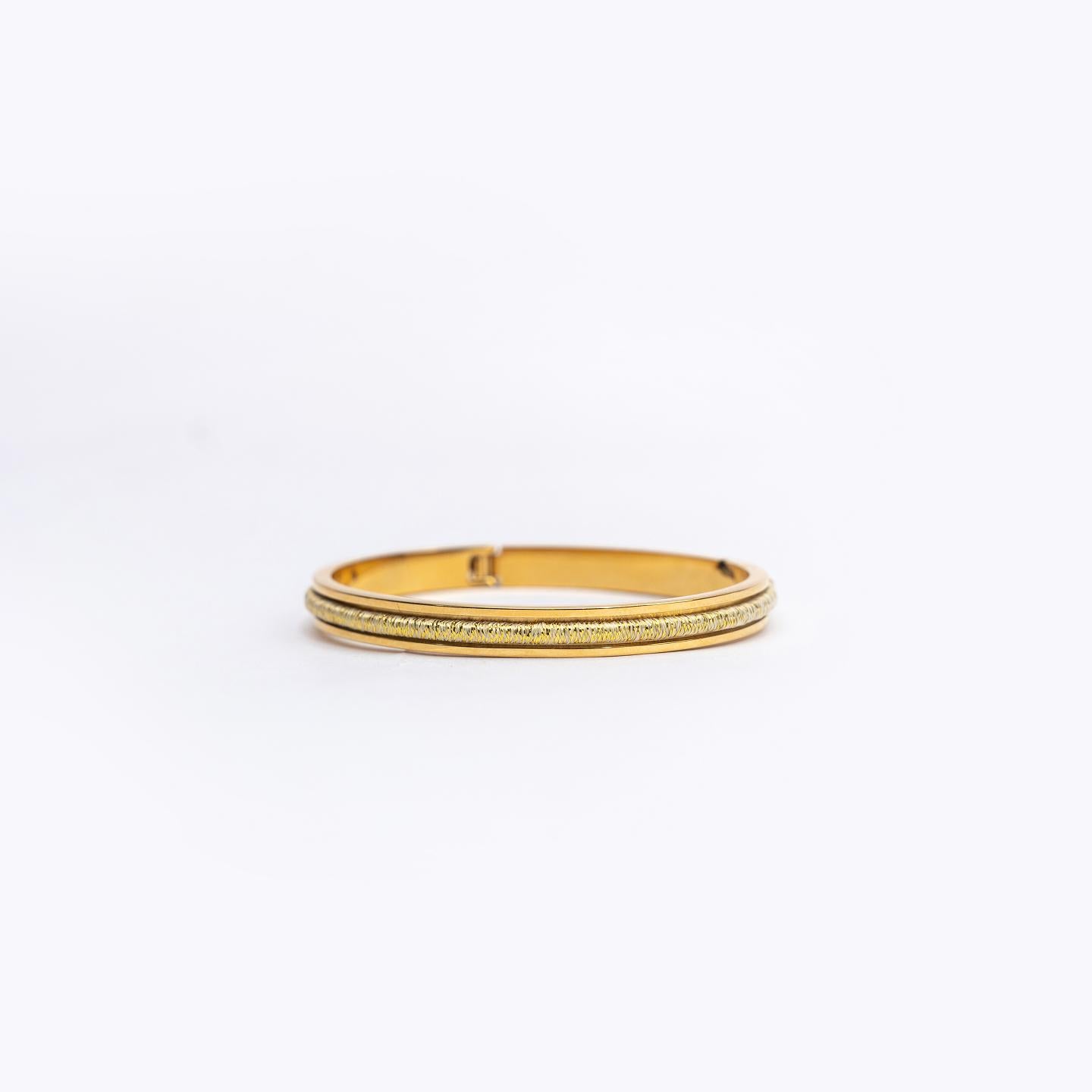 SOLENE Gold/Silver Attachable Different Colors Hair Tie Bangle Bracelet for Women