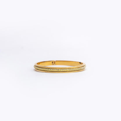 SOLENE Gold/Silver Attachable Different Colors Hair Tie Bangle Bracelet for Women