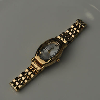 MORITZ Minimalist Retro Oval Brushed Thin Strap Fashion Women's Watches
