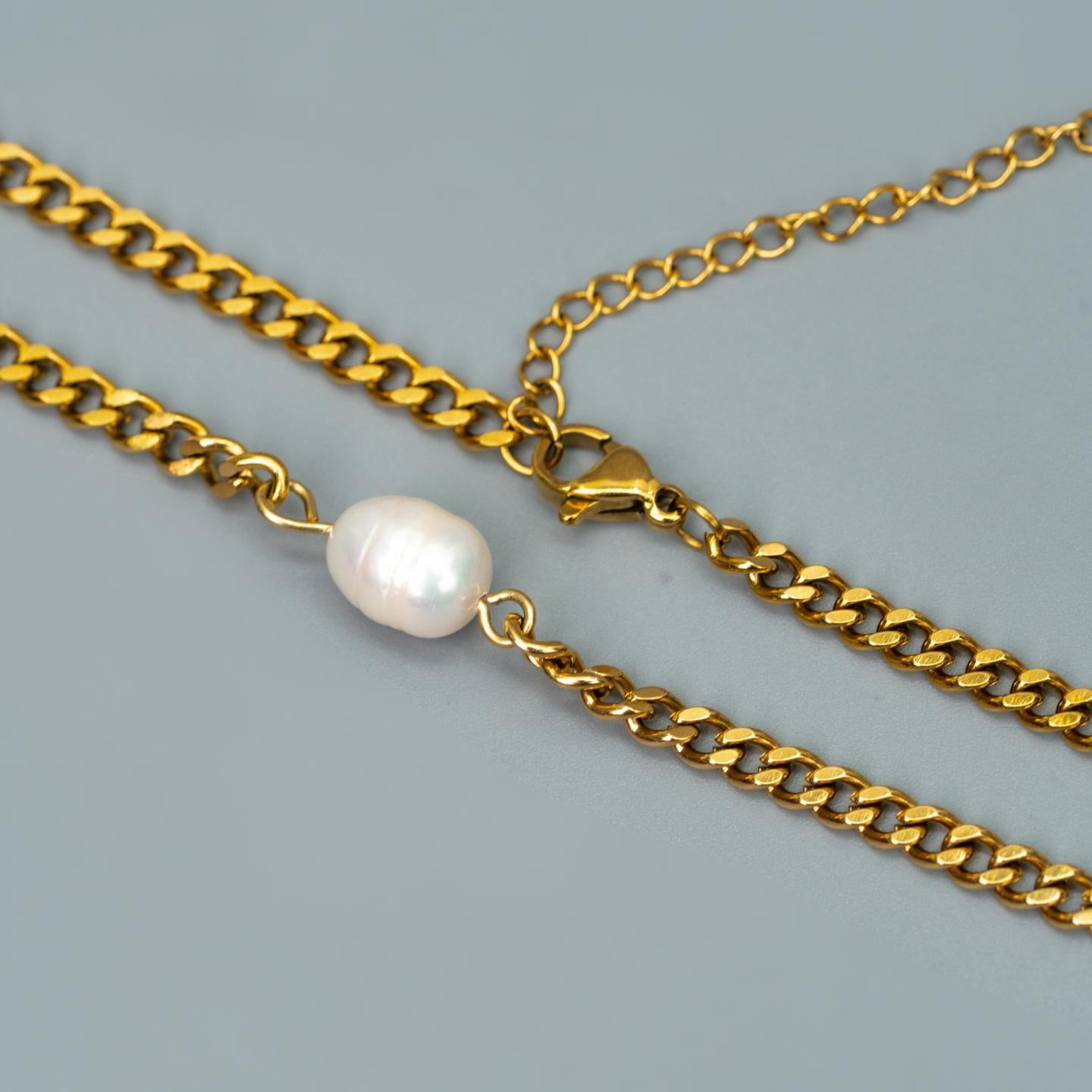 HELMI Fresh Water Pearl Choker Necklace For Women's