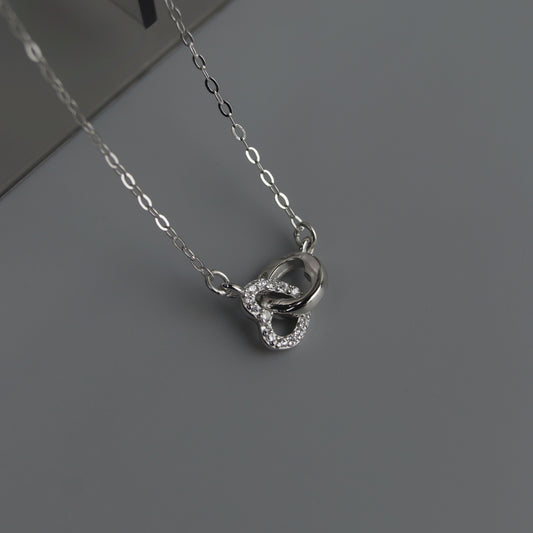 EMBER S925 Silver Tangled 2 Heart
