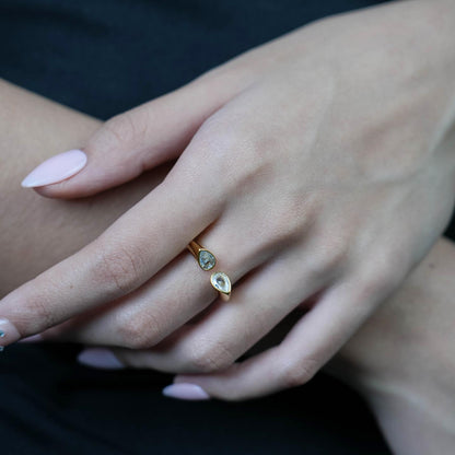 TAVI Open Edge A Tear Drop Shape Rings